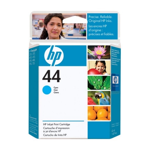 Picture of HP 51644C (HP 44) OEM Cyan Print Cartridge