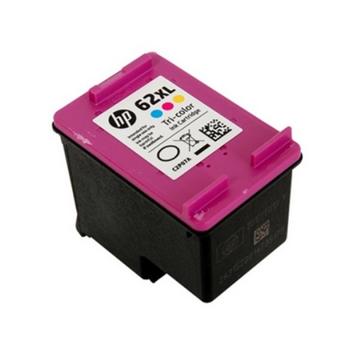 Picture of Remanufactured C2P07AN (HP 62XL) High Yield Tri-Color Ink Cartridge (415 Yield)