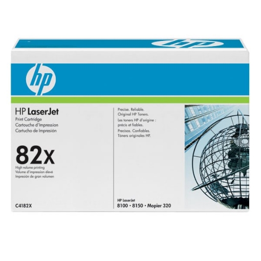 Picture of HP C4182X (HP 82X) High Yield Black Toner Cartridge (20000 Yield)