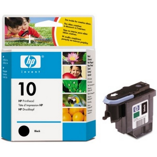 Picture of HP C4800A (HP 10) OEM Black Inkjet Cartridge Printhead