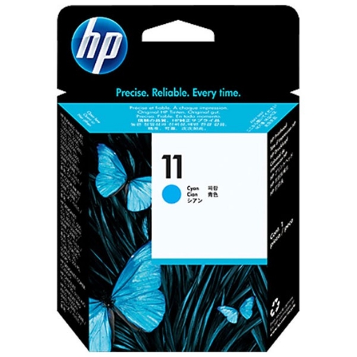 Picture of HP C4811A (HP 11) OEM Cyan Inkjet Cartridge Printhead