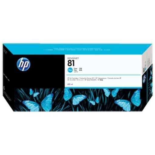 Picture of HP C4931A (HP 81) Cyan Inkjet Cartridge