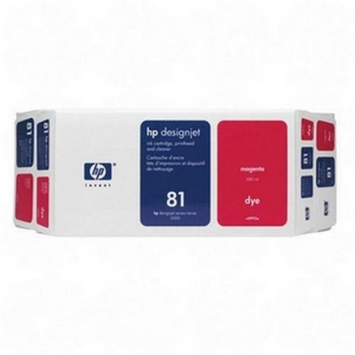 Picture of HP C4992A (HP 81) OEM Magenta Cartridge / Printhead / Cleaner (Value Pack)