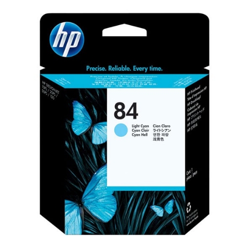 Picture of HP C5020A (HP 84) OEM Light Cyan Printhead Inkjet Cartridge