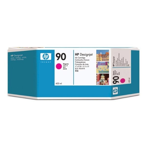 Picture of HP C5063A (HP 90) Magenta Inkjet Cartridge (400 ml)