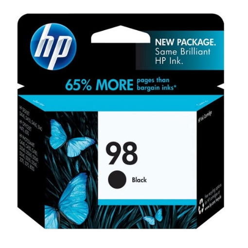 Picture of HP C9364WN (HP 98) OEM Black Inkjet Cartridge