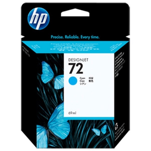 Picture of HP C9398A (HP 72) Cyan Inkjet Cartridge (69 Yield)