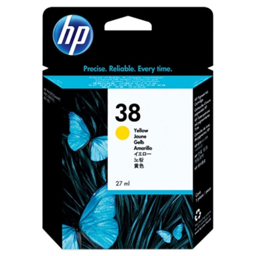 Picture of HP C9417A (HP 38) OEM Yellow Inkjet Cartridge