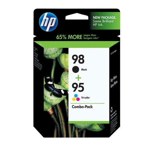 Picture of HP CB327FN (HP 95, HP 98) Black, Tri-Color Inkjet Cartridges (Combo Pack)