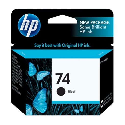 Picture of HP CB335WN (HP 74) Black Inkjet Cartridge (200 Yield)