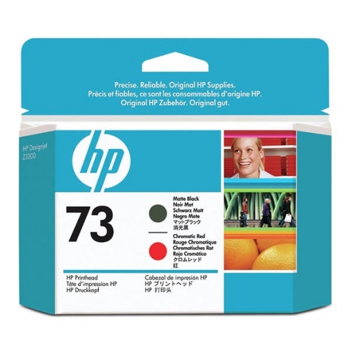 Picture of HP CD949A (HP 73) Chromatic Red, Matte Black Inkjet Cartridge Printheads (2 pack)