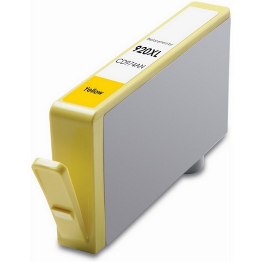 Picture of Remanufactured CD974AN (HP 920XL) High Yield HP Yellow Inkjet Cartridge