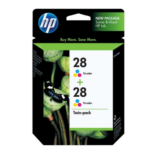 Picture of HP CD995FN (HP 28) OEM Tri-Color Inkjet Cartridge (2 pk)