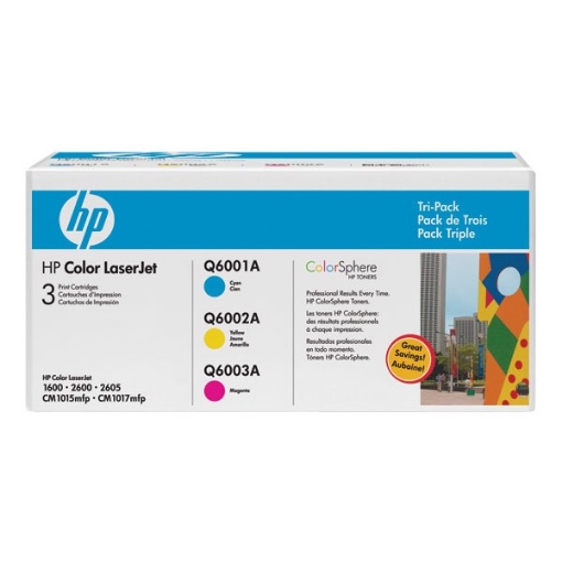 Picture of HP CE257A OEM 4 Colors Toner Printer Cartridge (Combo pack)