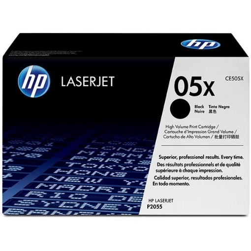 Picture of HP CE505X (HP 05X) High Yield Black Toner Cartridge (6500 Yield)