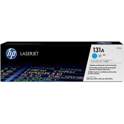 Picture of HP CF211A (HP 131A) OEM Cyan Laser Toner Cartridge