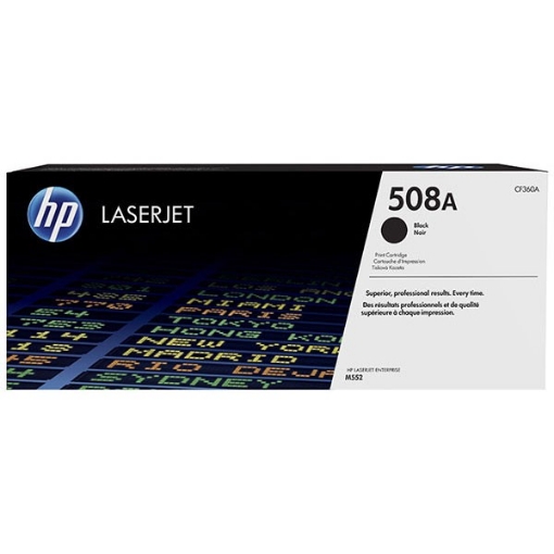 Picture of HP CF360A (HP 508A) OEM Black Toner Cartridge