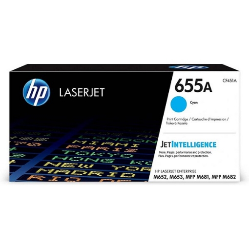 Picture of HP CF451A (HP 655A) Magenta Toner Cartridge (10500 Yield)