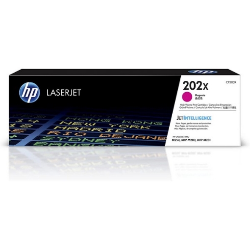 Picture of HP CF503X (HP 202X, Cartridge 054HM) High Yield Magenta Toner Cartridge (2500 Yield)