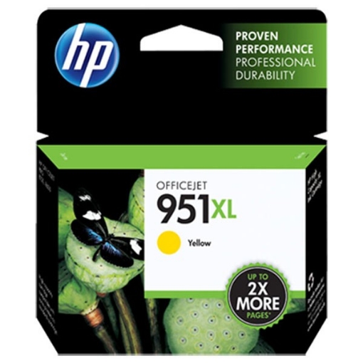 Picture of HP CN048AN (HP 951XL) OEM High Yield Yellow Inkjet Cartridge