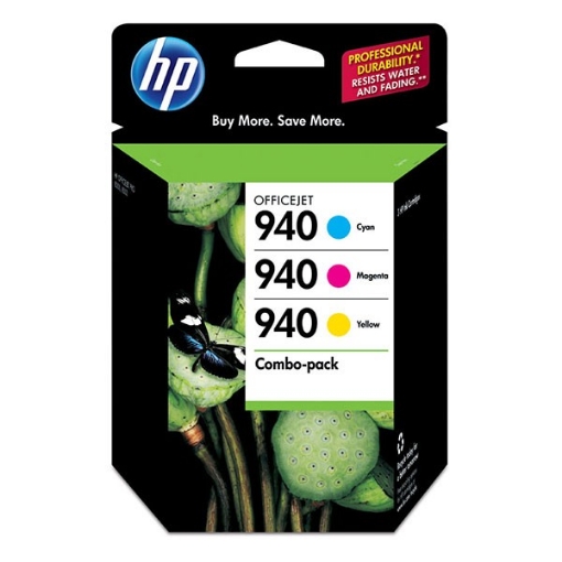 Picture of HP CN065FN (HP 940) OEM Cyan, Yellow, Magenta Ink Cartridge