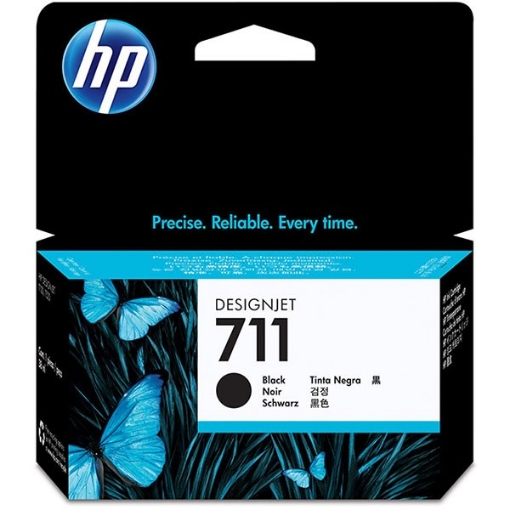 Picture of HP CZ129A (HP 711) Black Inkjet Cartridge (38 Yield)