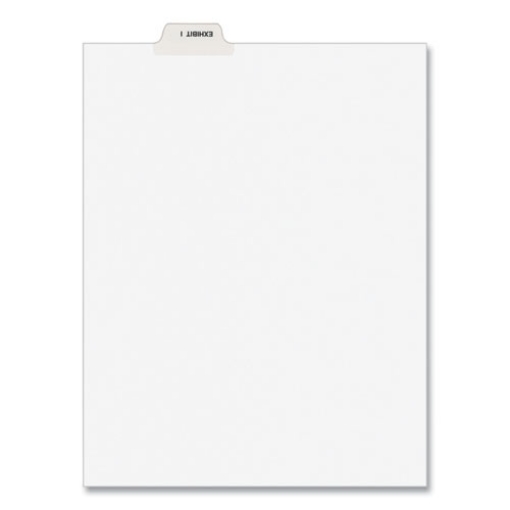 Picture of Avery-Style Preprinted Legal Bottom Tab Divider, 26-Tab, Exhibit I, 11 x 8.5, White, 25/PK