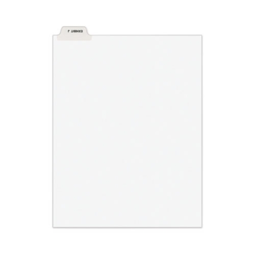 Picture of Avery-Style Preprinted Legal Bottom Tab Divider, 26-Tab, Exhibit J, 11 x 8.5, White, 25/PK