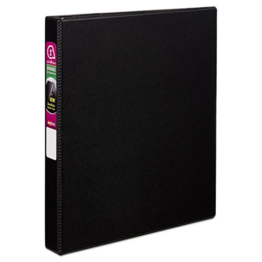Picture of Durable Non-View Binder With Durahinge And Slant Rings, 3 Rings, 1" Capacity, 11 X 8.5, Black