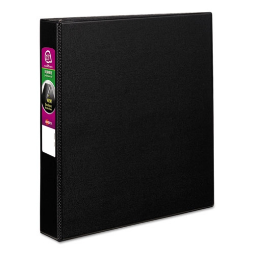 Picture of Durable Non-View Binder With Durahinge And Slant Rings, 3 Rings, 1.5" Capacity, 11 X 8.5, Black