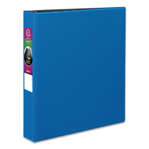 Picture of Durable Non-View Binder With Durahinge And Slant Rings, 3 Rings, 1.5" Capacity, 11 X 8.5, Blue