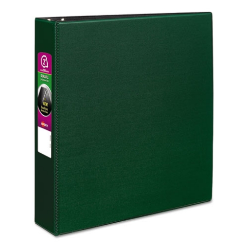 Picture of Durable Non-View Binder With Durahinge And Slant Rings, 3 Rings, 2" Capacity, 11 X 8.5, Green