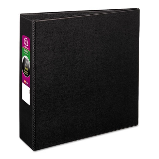 Picture of Durable Non-View Binder With Durahinge And Slant Rings, 3 Rings, 3" Capacity, 11 X 8.5, Black