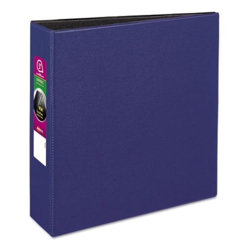 Picture of Durable Non-View Binder With Durahinge And Slant Rings, 3 Rings, 3" Capacity, 11 X 8.5, Blue