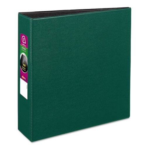 Picture of Durable Non-View Binder With Durahinge And Slant Rings, 3 Rings, 3" Capacity, 11 X 8.5, Green