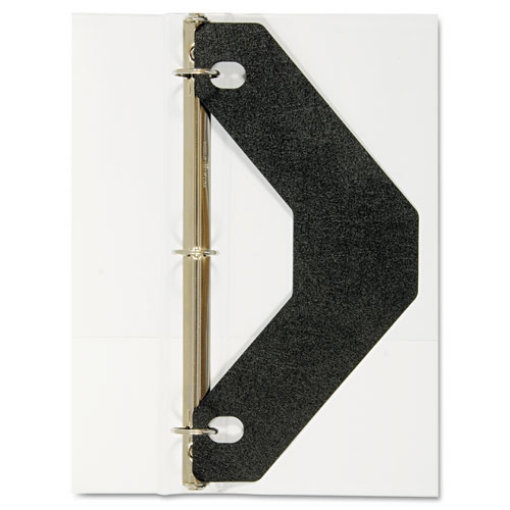 Picture of Triangle Shaped Sheet Lifter For Three-Ring Binder, Black, 2/pack