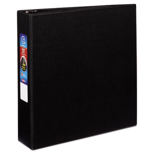 Picture of Heavy-Duty Non-View Binder With Durahinge And One Touch Ezd Rings, 3 Rings, 2" Capacity, 11 X 8.5, Black