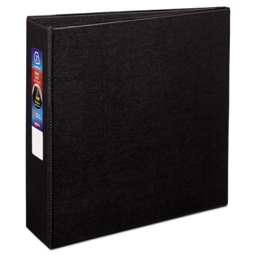 Picture of Heavy-Duty Non-View Binder With Durahinge And Locking One Touch Ezd Rings, 3 Rings, 3" Capacity, 11 X 8.5, Black