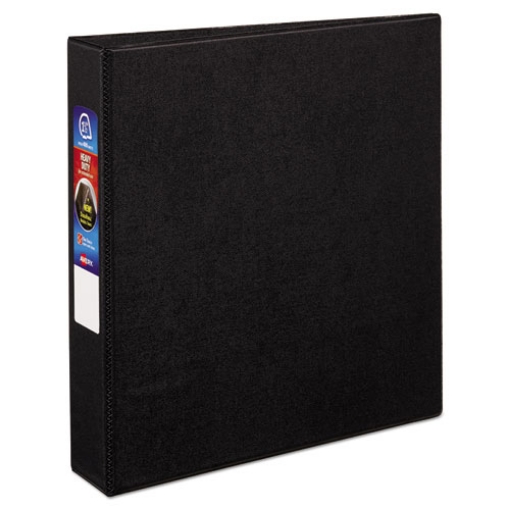 Picture of Heavy-Duty Non-View Binder With Durahinge And One Touch Ezd Rings, 3 Rings, 1.5" Capacity, 11 X 8.5, Black