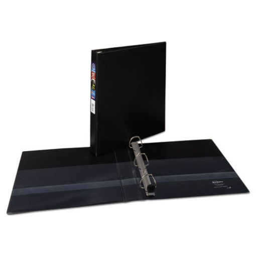 Picture of Heavy-Duty Non-View Binder With Durahinge And One Touch Ezd Rings, 3 Rings, 1" Capacity, 11 X 8.5, Black