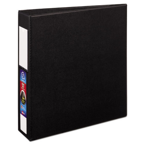 Picture of Heavy-Duty Non-View Binder With Durahinge And One Touch Ezd Rings, 3 Rings, 2" Capacity, 11 X 8.5, Black