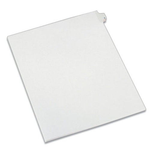 Picture of Preprinted Legal Exhibit Side Tab Index Dividers, Allstate Style, 10-Tab, 2, 11 X 8.5, White, 25/pack