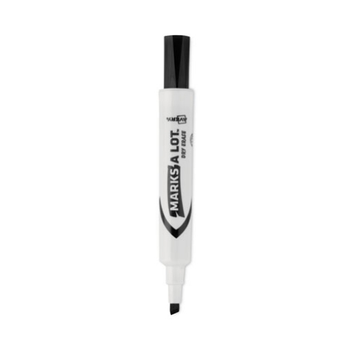 Picture of Marks A Lot Desk-Style Dry Erase Marker Value Pack, Broad Chisel Tip, Black, 36/pack (98207)