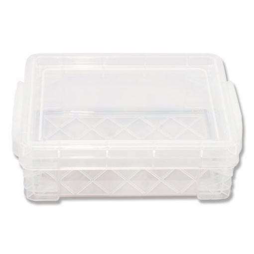 Picture of Super Stacker Crayon Box, Plastic, 4.75 x 3.5 x 1.6, Clear