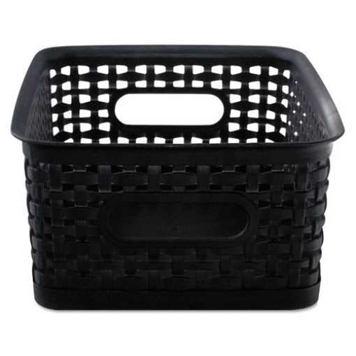 Picture of Weave Bins, 9.88 X 7.38 X 4, Black, 3/pack