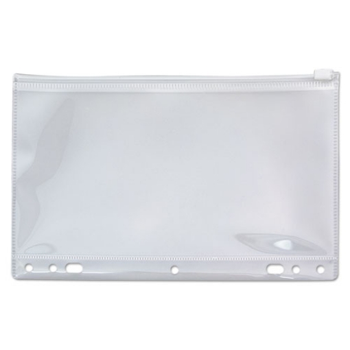 Picture of Zip-All Ring Binder Pocket, 6 x 9.5, Clear