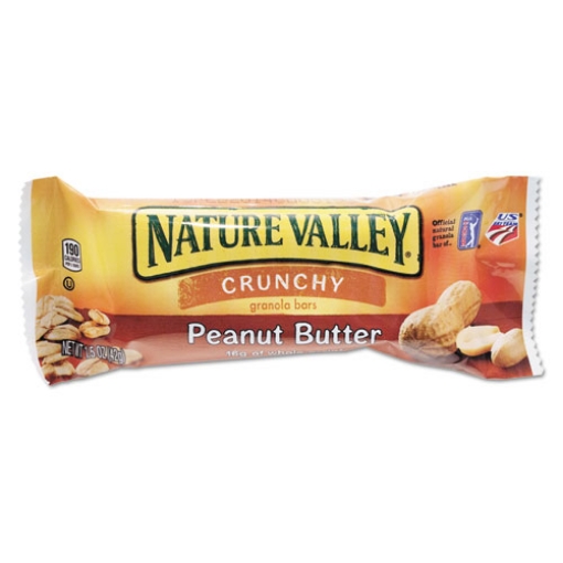 Picture of Granola Bars, Peanut Butter Cereal, 1.5 Oz Bar, 18/box