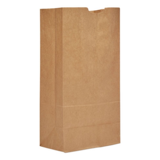 Picture of Grocery Paper Bags, 40 lb Capacity, #20, 8.25" x 5.94" x 16.13", Kraft, 1,000 Bags