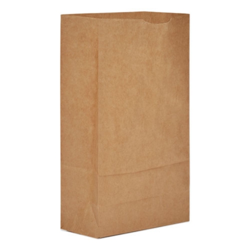 Picture of Grocery Paper Bags, 35 lb Capacity, #6, 6" x 3.63" x 11.06", Kraft, 2,000 Bags