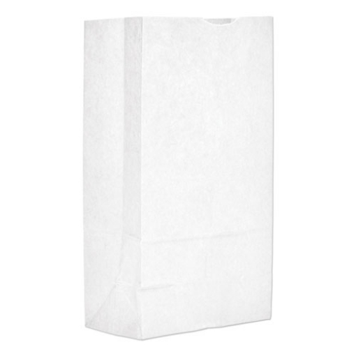 Picture of Grocery Paper Bags, 35 lb Capacity, #12, 7.06" x 4.5" x 12.75", White, 1,000 Bags